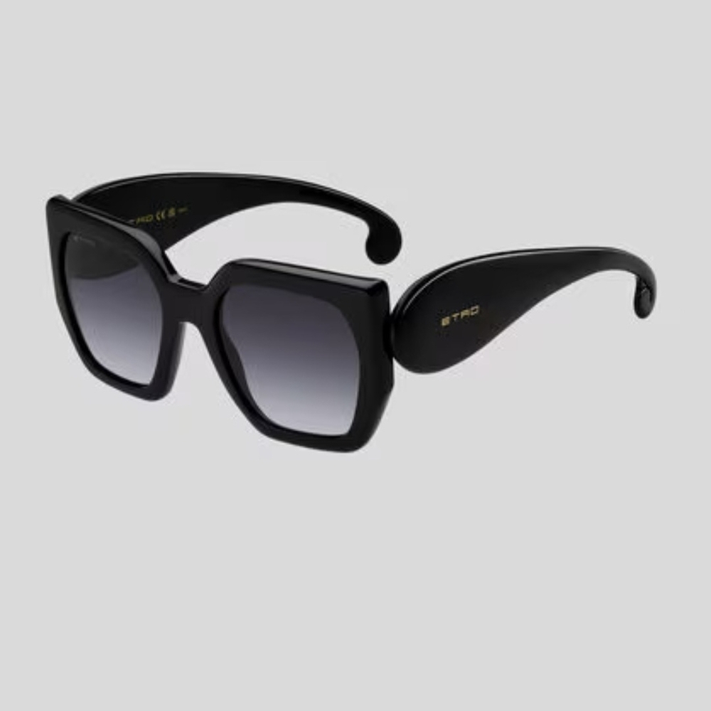 NEW Etro Paisley Black Women's Sunglasses - Picture 12 of 13